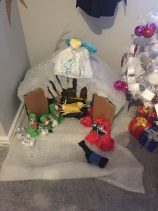 handcrafted nativity